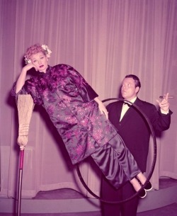 Lucille Ball & Orson Welles.