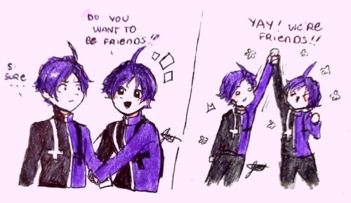 The Eves Interact With Their Virtue AU Counterparts