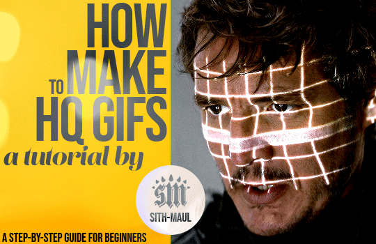 home of photoshop — Tips on how to make HQ gifs.