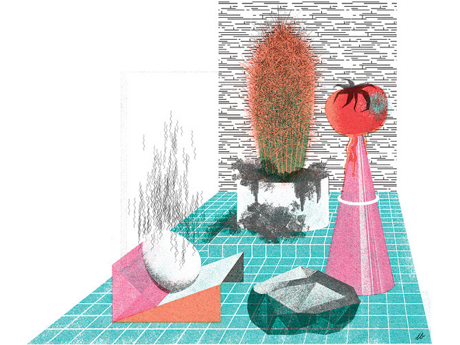 exhibition-ism:  Great illustrations from Amsterdam-based artist Leonie Bos, check