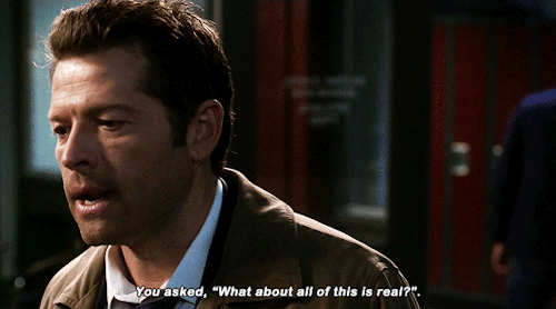 deanwinchesters:I’ll tell you what we do know. Nothing about our lives is real. Everything that we’v