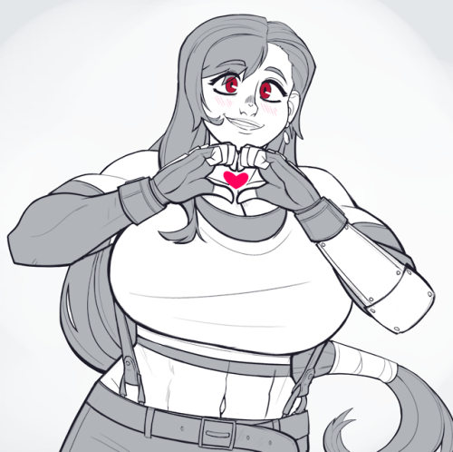 OH hey! The absolute - objectively - best part of 2019 e3, Tifa. I love her