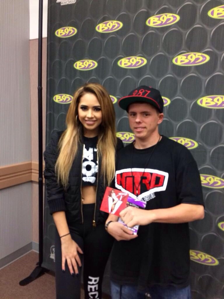 villegas-news:  Jasmine with fans in Fresno
