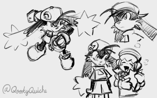 Some old Klonoa (and bonus Lolo) doodles I did when they announced they were porting the first two g