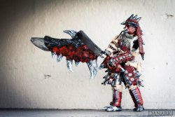 cosplay-gamers:  Monster Hunter Freedom Unite Rathalos Armor by Grethe B’s Cosplays [FB] Photography by Danarki