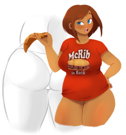 queenchikkbug:  kaisuren:  kicking this blog off with @queenchikkbug‘s Jane McRib is Back!  ohbby now im getting hungry! Super cute! 