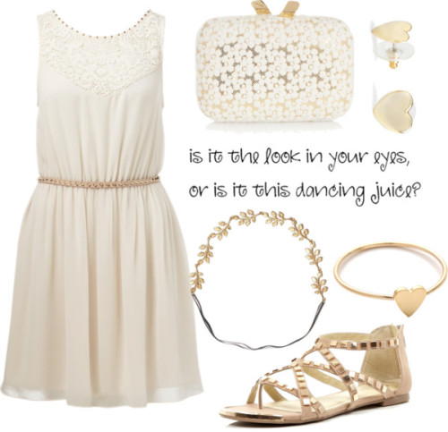 Marry You by zoe9ss featuring eddera ❤ liked on PolyvoreForever New sleeveless dress, $94 / River Is