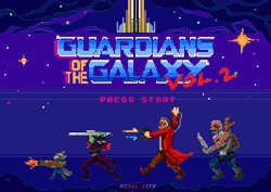 pixeljeff:  Guardians of the Galaxy Vol.2 pixel art / 2017Press Start button to play “Awesome mix Vol.2”!