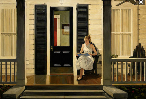 art-centric:  Sally Storch Summer Porch