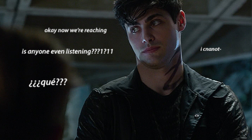 alec “i am done” lightwood 1/?