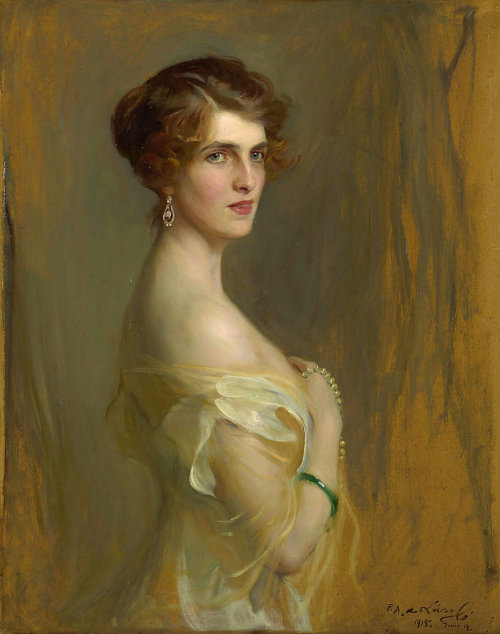 Philip Alexius de Laszlo - Viscountess Chaplin, née Hon Gwladys Wilson -  1915