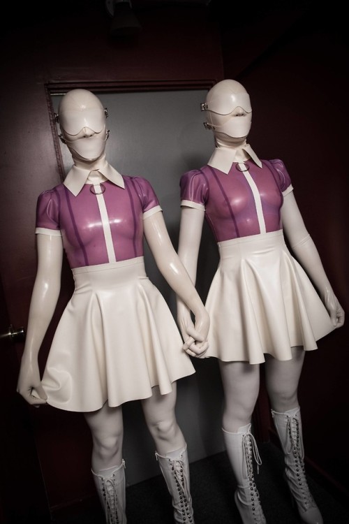 drone dolls serving together