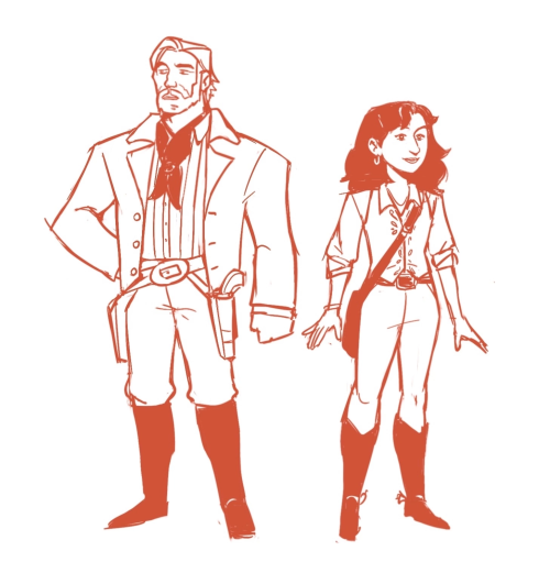 Old Art With Me And Arthur (My Hair Managed To Grow Back Lolol)