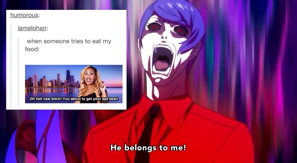 tokyoghurt:  has anyone done this on tokyo ghoul yet 