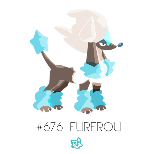 Porn Pics wolfiboi:  day 24 furfrou! my favourite pokemon!