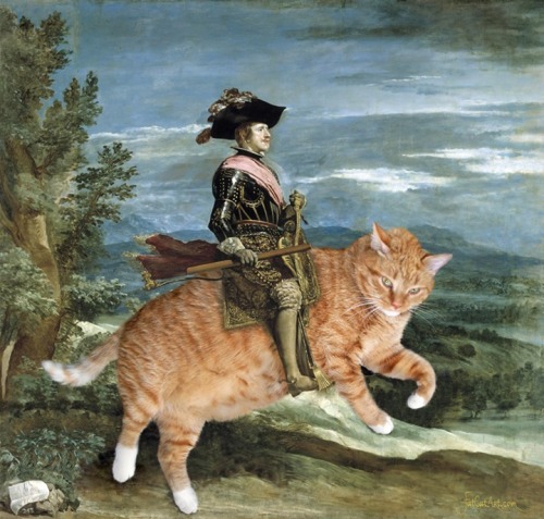 fatcatartru:Diego Velazquez, Philip IV on Catback ⁠ ⁠ ⁠ posted on Instagram - instagr.am/p/C