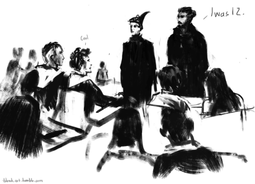 blvnk-art:  Hogwarts’ students were about to face the worst test of their lives so their profe