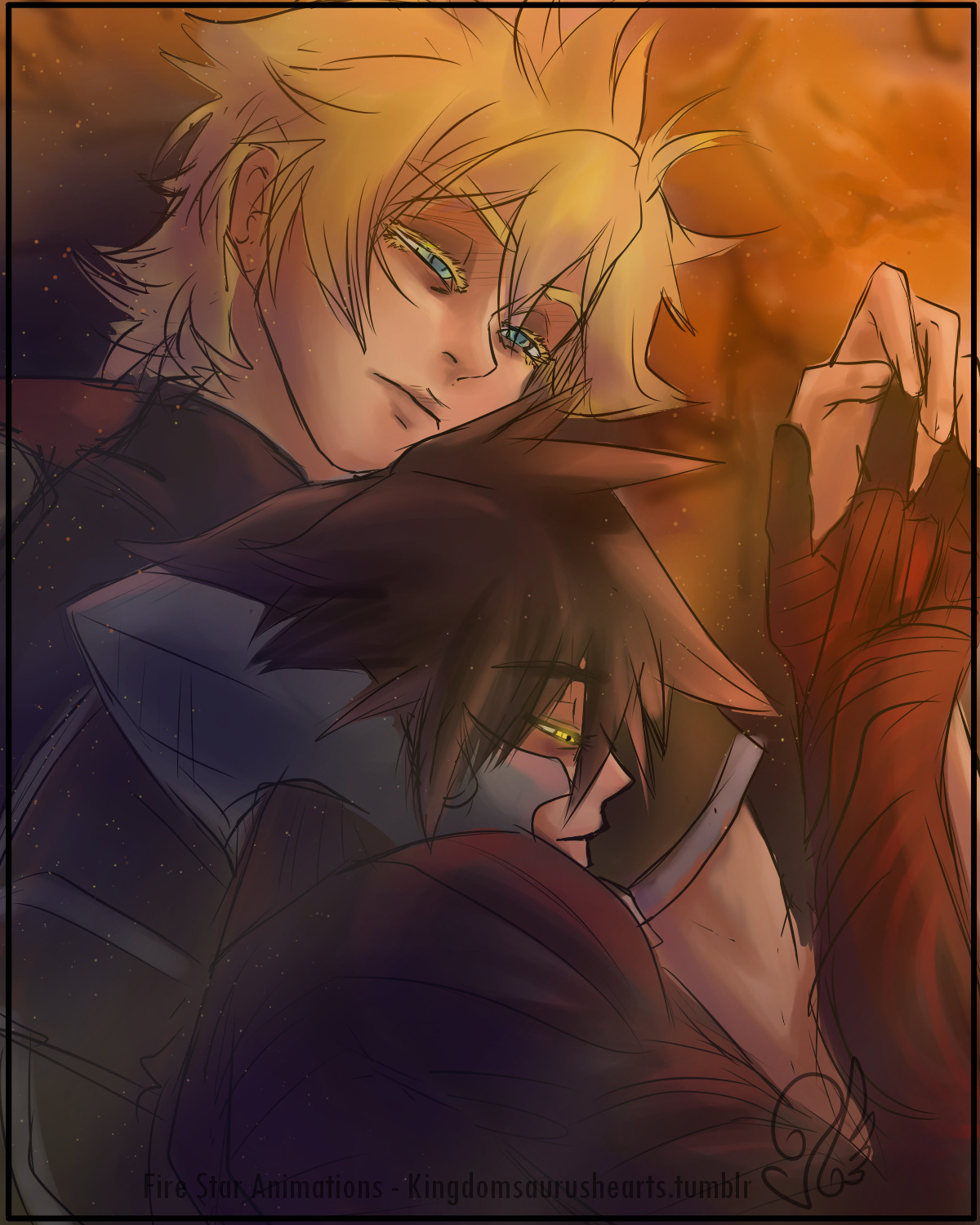 kingdomsaurushearts:  Heart BeatTrying to get myself to draw at least one thing a