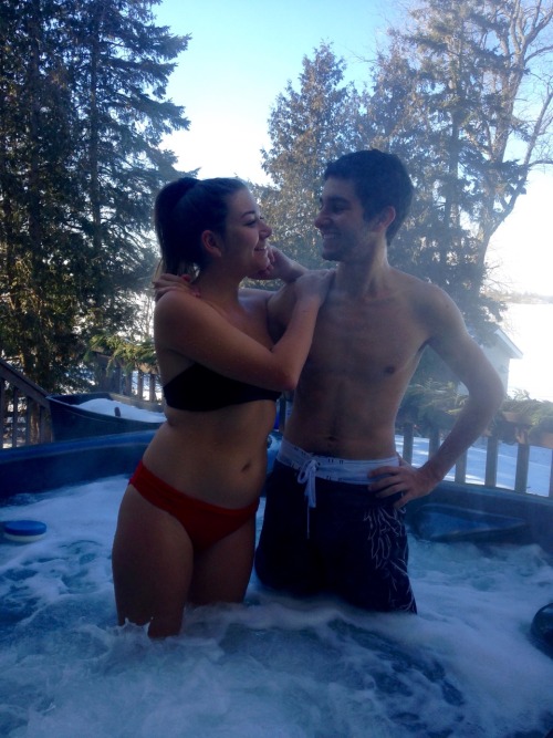 Hot tub with the love