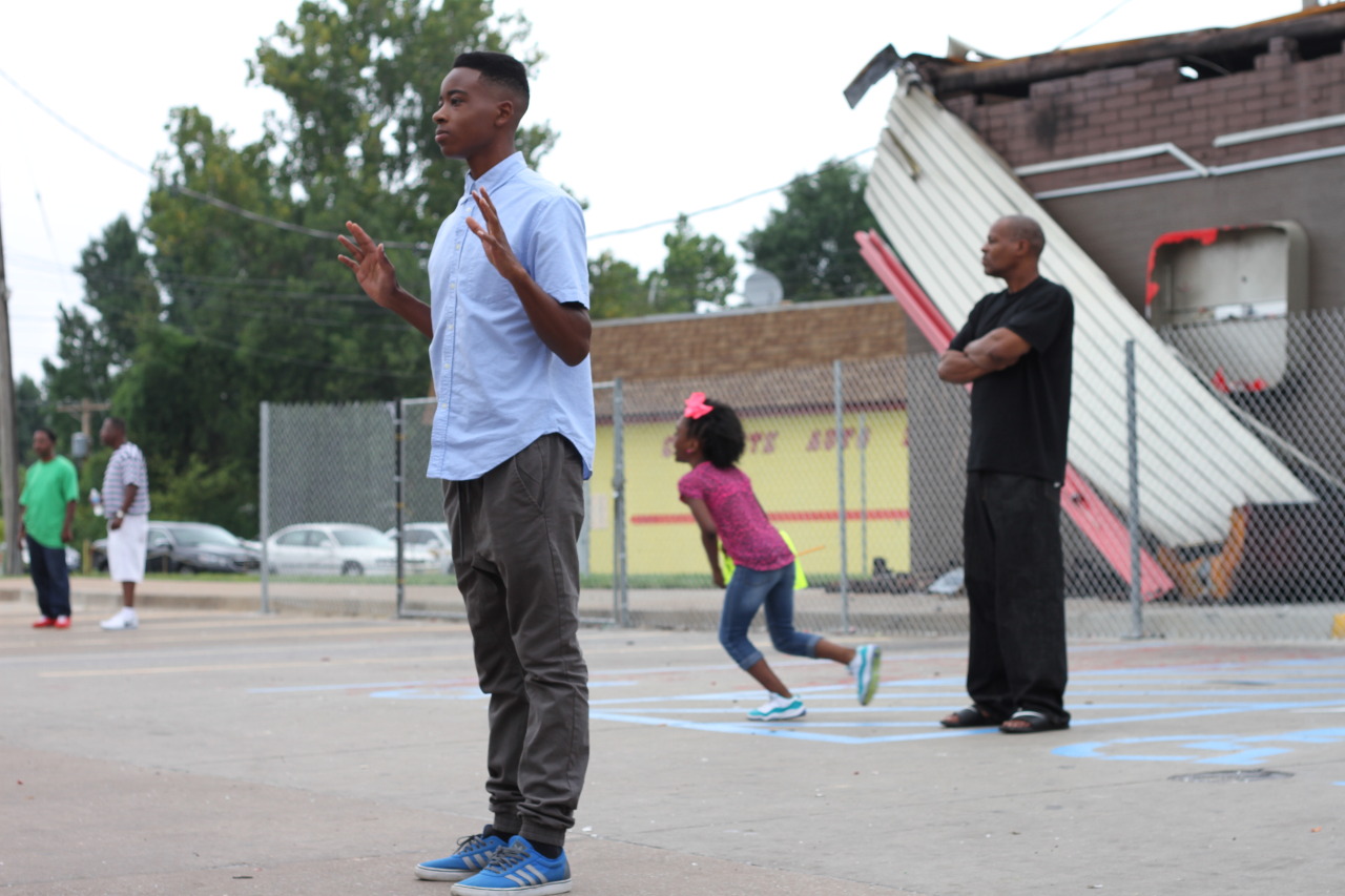 lostmous3:  A day at a peaceful protest in Ferguson, Missouri