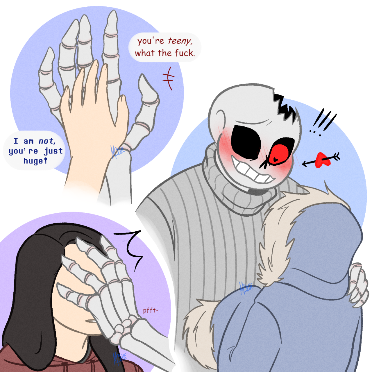 ▽￣;)／ — May I request a horror sans? Ever since I read