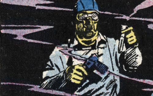 From the first Sandman story, drawn by Bert Christman, as reprinted in 1971.