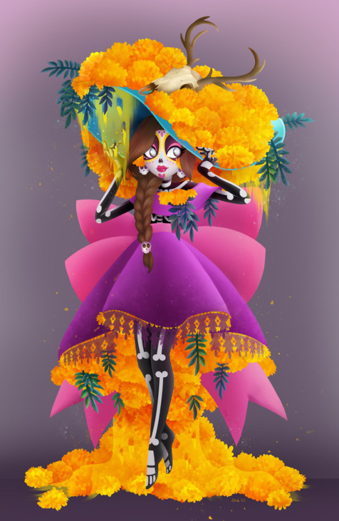 La catrina I did for a contest.