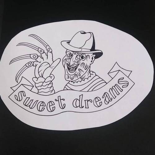 Got this guy up for grabs. Got time today if you want it. Color   #sweetdreams #freddykreuger #elmstreet #nightmareonelmstreet #drawing #ravenseyeink #ink #chelsea #massachusetts  (at Raven’s Eye Ink)