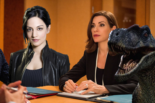 What do you mean the Alicia/Kalinda scene in the finale was edited? Looks totally legit to me. 