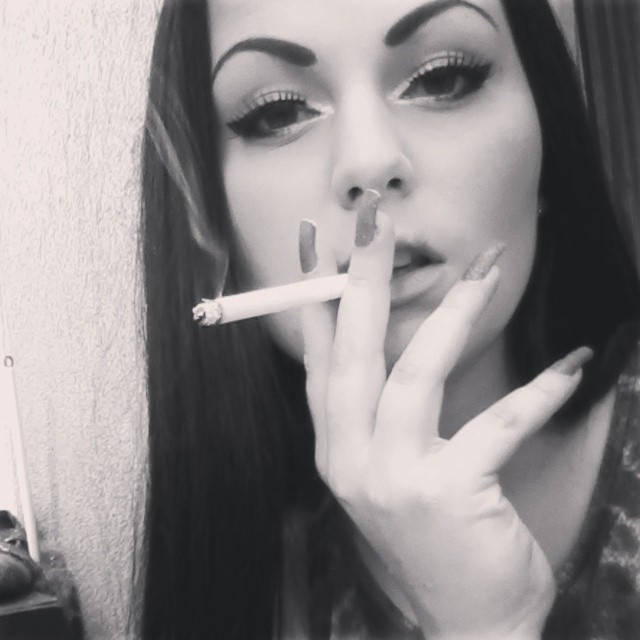 Smoking Brunette On Tumblr