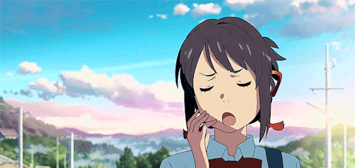colinfirth:  The cords represent the flow of time itself. They converge and take shape. The threads twist, tangle, unravel, and connect again. Musubi - knotting. That’s time. —       君の名は/Your Name (2016) dir. Makoto Shinkai