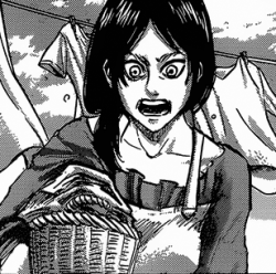 gummyfoxes:  I finally understand who Eren gets his intense expressions of anger from 