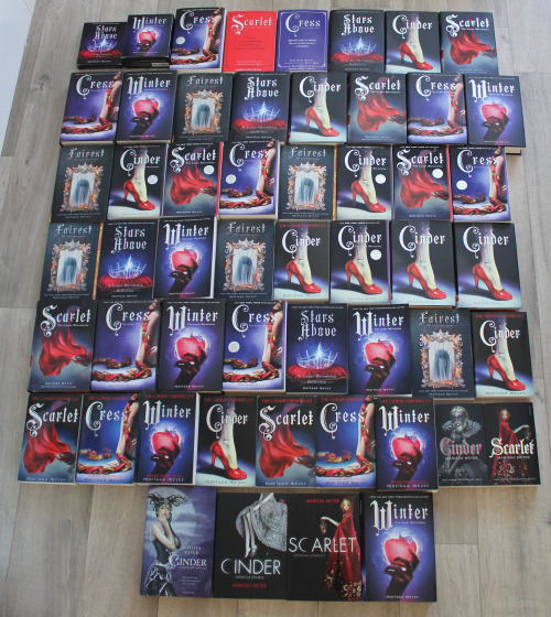 Book Collection #2 - Books by Marissa Meyer.Link will lead to my blog post, where I have more pictur