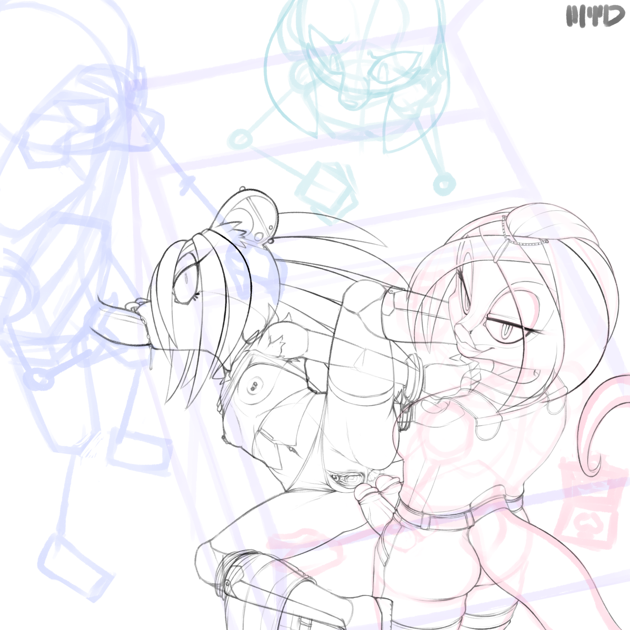 marthedog:    Posting some old sketches that will probably be finished later. Some