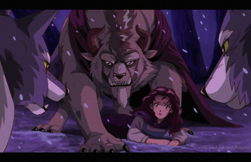 nightwing1536: its-emimi: I drew some Disney movies in 90′s anime style (video) ✨ Oh my