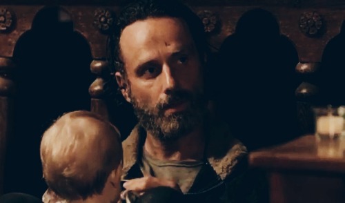 Rick + Judith in the season 5 trailer