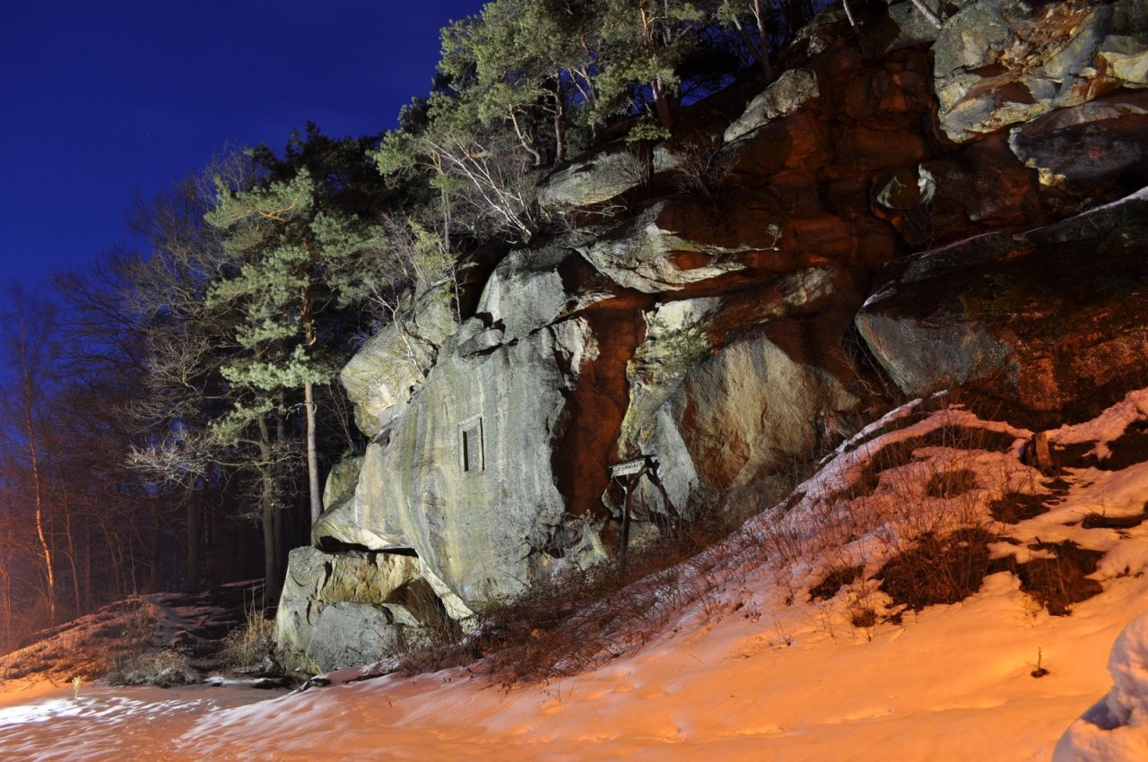 Skamieniałe Miasto - Stone City (literal translation: ‘city turned into stone’), a nature reserve near the town of Ciężkowice, Poland.
“ A legendary tale about the rock formations “tells a story about a cruel master who once ruled the local castle...