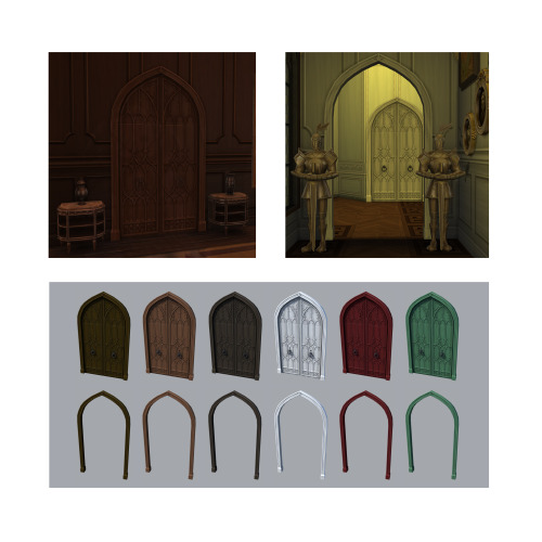 Hello Everyone:), I would like to share this set with you, it contains: Two story gothic windows, a 