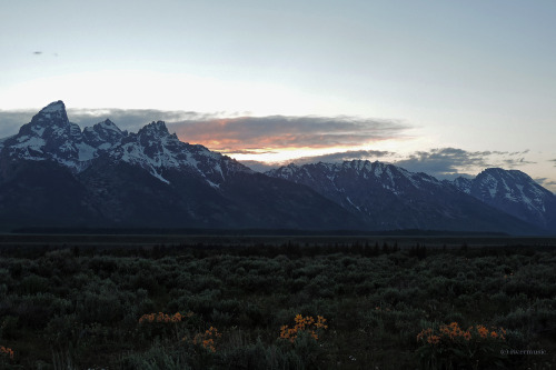 riverwindphotography:Sunset over the Teton Range© riverwindphotography, from the archives, ~2014