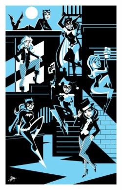 comic-book-ladies:  Gotham Ladies by Cal