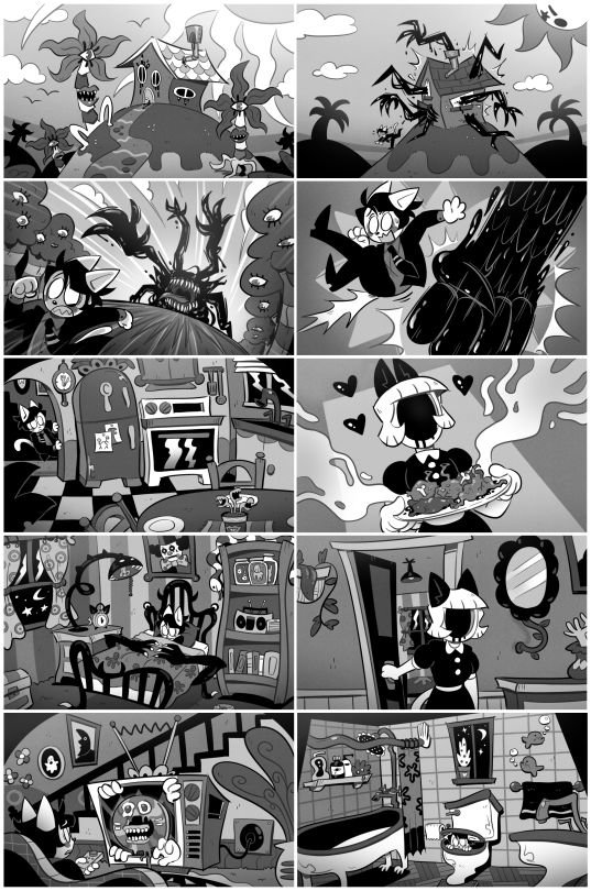 Some Panels From A Scrapped Comic