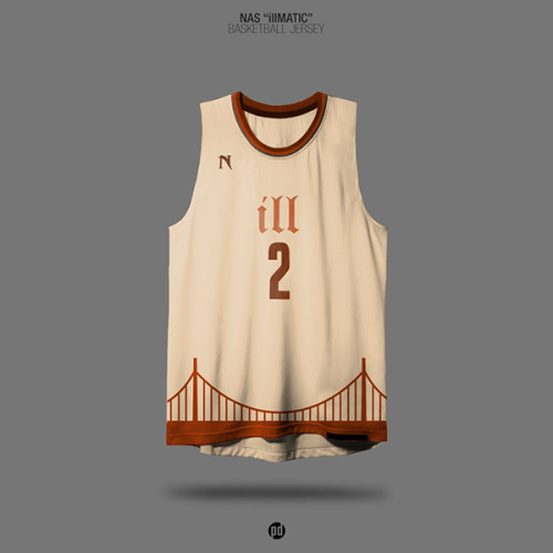 thepurpletape:  Patso Dimitrov is on a roll. The designer has made a habit of turning  classic rap album covers into basketball jerseys, and they’re always  beautiful. We even asked him to make a few more after catching wind of  the first round, and