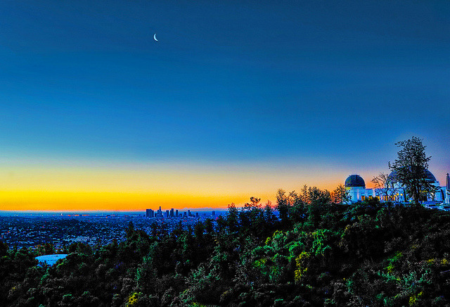 hopeforlosangeles:  Griffith park, Los Angeles view I by Bill Geal on Flickr.