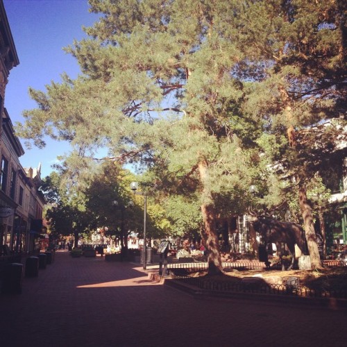 On the Pearl Street Mall this morning. Last time here I was interviewing at @NaropaU - 1992. #timeflies http://bit.ly/1rVr0iL