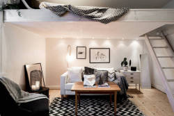 loftyexpectations:  Small loft in Gothenburg,