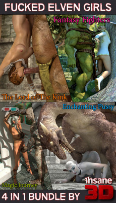 Four  3D Porn Comics From The Chronicles Of The Elvenwood. 154 Pages Full Of  Cute