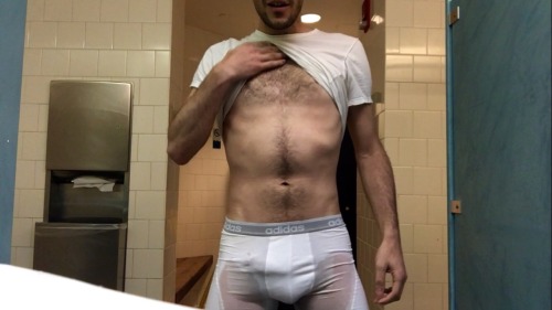 somewetguy:  Pre run wetting in some white porn pictures