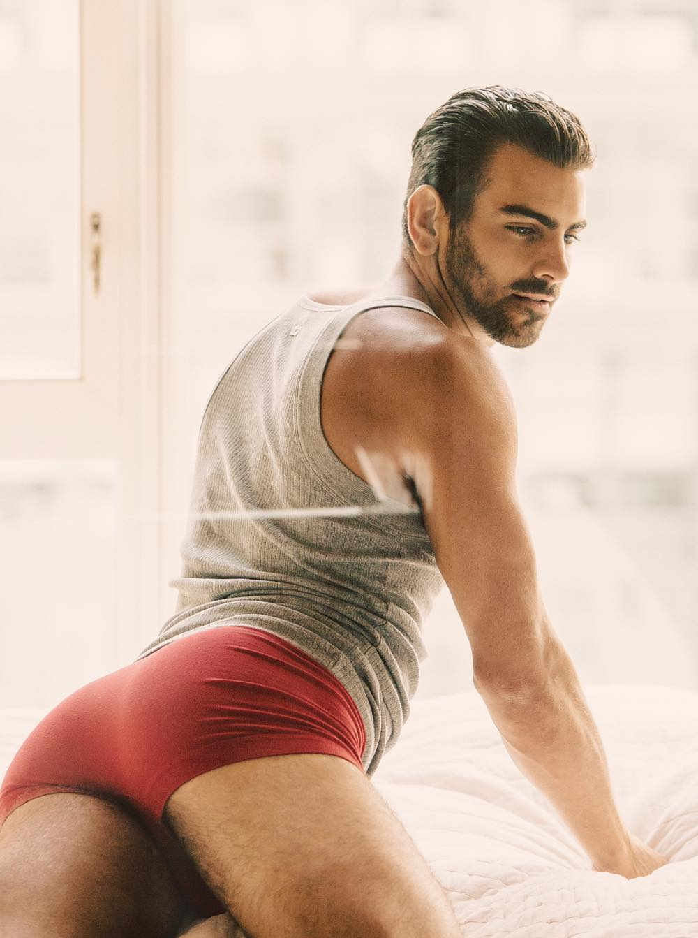 nyleantm:   Nyle DiMarco for 2(X)IST. Photography: Tate Tullier.   Tonight Nyle DiMarco