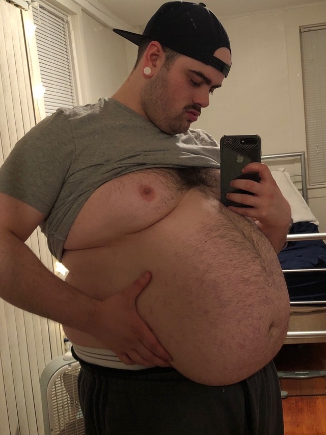 growphylaxis-deactivated2019112:Not sure what happened to his Tumblr but these were all publicly available, I just consolidated them. He gained more than 70 lbs in 2 months. Fucking ridiculous