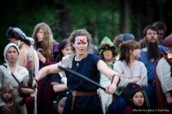 Galanerna In Full Action During The Larp Lazarus - Spiraltornets Fall (The Fall Of